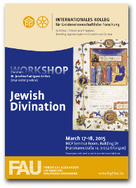 Flyer für den Workshop "Jewish Divination".