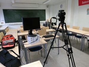 Kameraequipment zum Dreh der E-Learning-Videos.