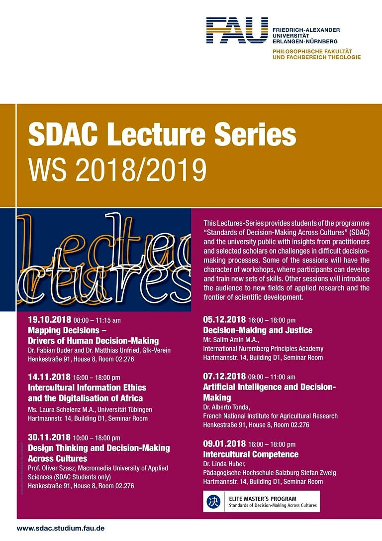 SDAC Lecture Series WS 2018/19