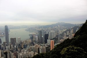 Der Ausblick vom Victoria Peak.