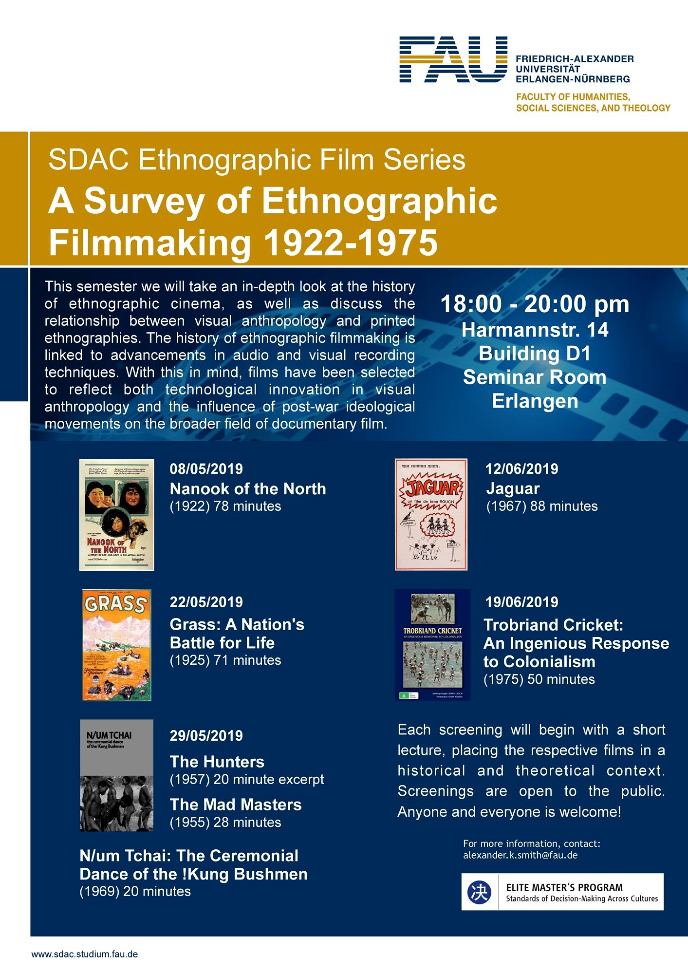 Zum Artikel "Ethnographic Film Screenings with Prof. Smith"