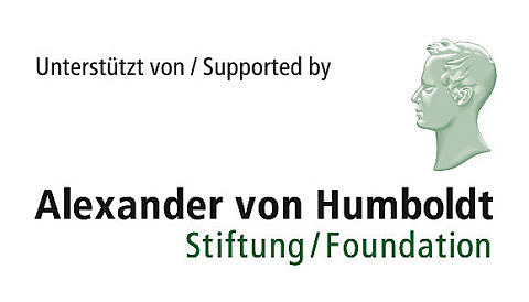 Das Logo der Alexander von Humboldt-Stiftung.