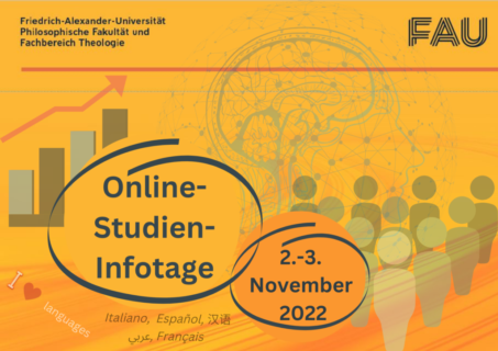 Flyer für die "Studieninfotage Online" vom 02. bis 03- November 2022.